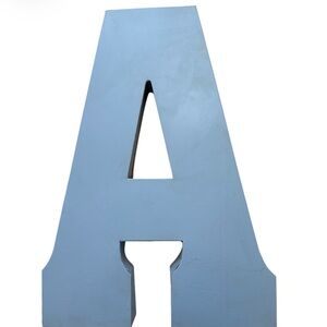 Blue Decorative Letter Wall Art
